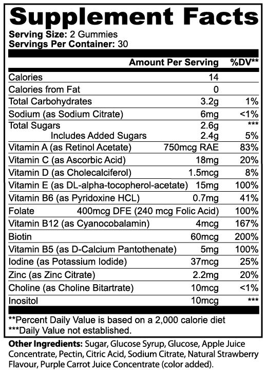 ALL STAR MULTI ADVANCED+ | 60 Multivitamin Gummies