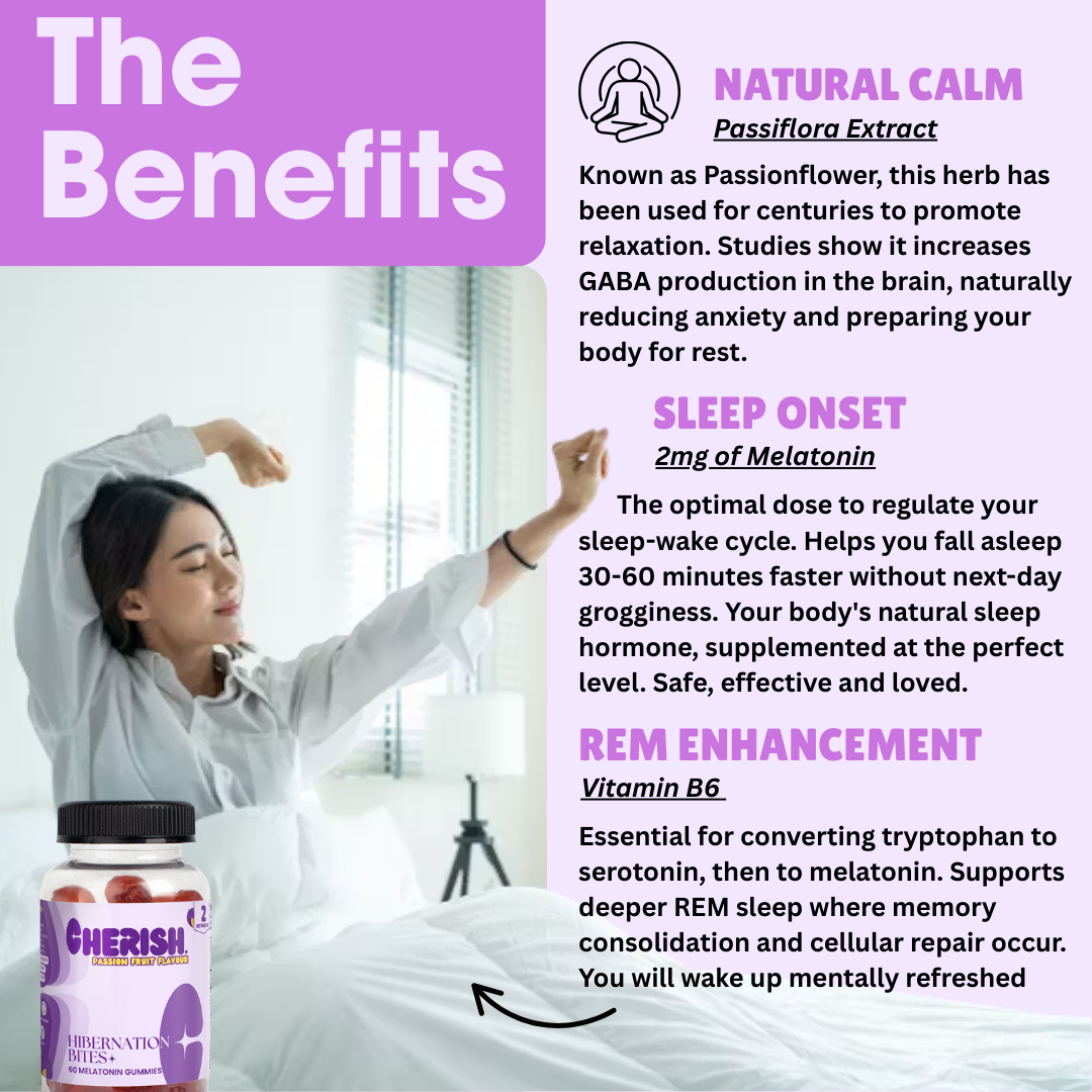 HIBERNATION BITES+ | 60 Melatonin Gummies